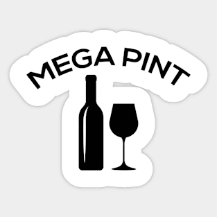 Mega Pint of Wine Sticker